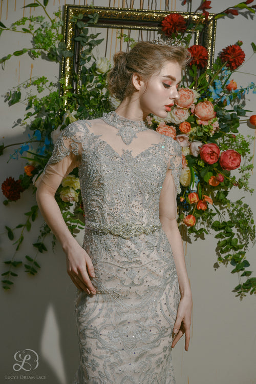 "RENAISSANCE ROYALTY" 2-in-1 Handcrafted Wedding Dress