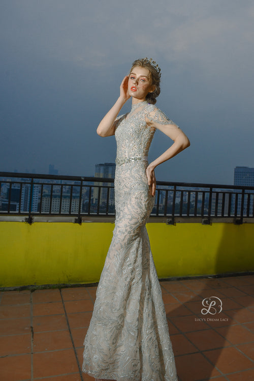 "RENAISSANCE ROYALTY" 2-in-1 Handcrafted Wedding Dress